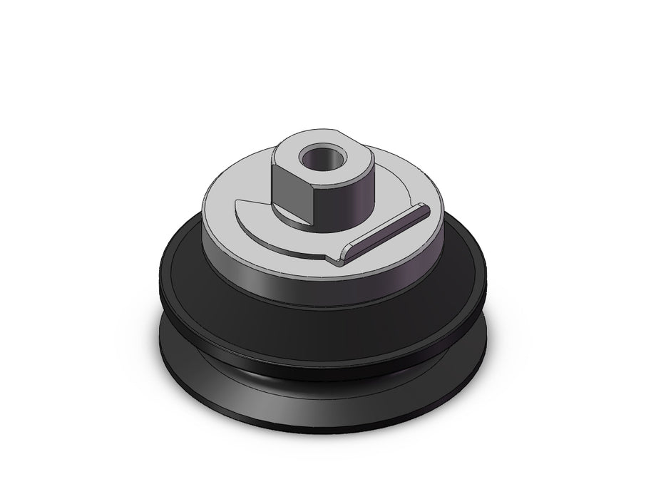 ZP3E-T50BMU-B8 Vertical Vacuum Inlet w/adapter