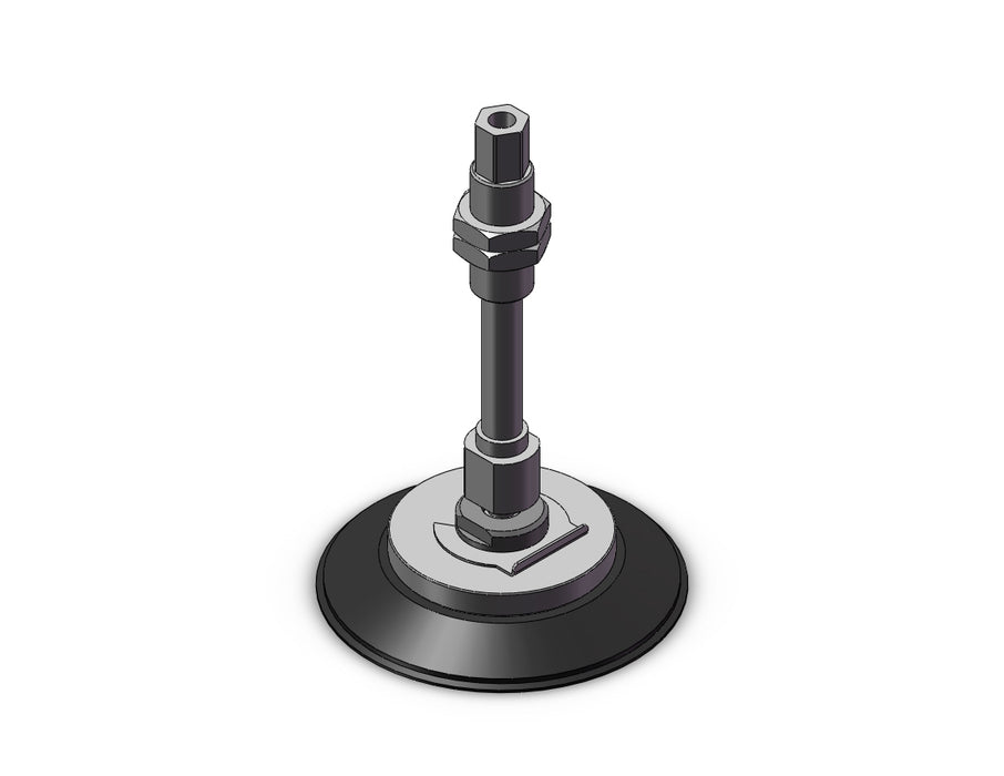 ZP3E-TF125UMUJB30 Vertical Vac Inlet w/Ball Joint Buffer