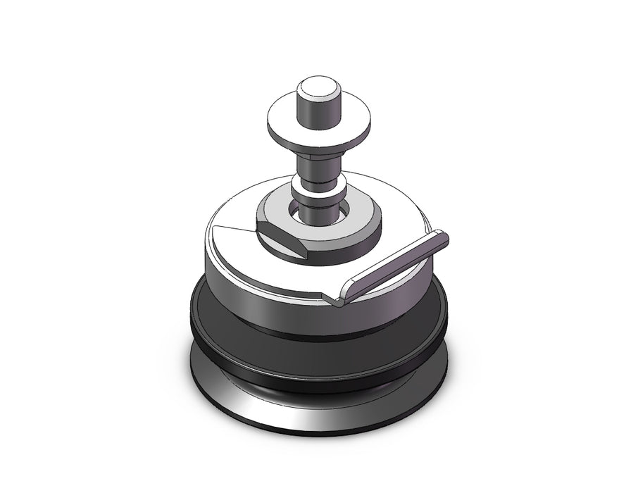 ZP3E-TF32BMN-AL6 Vertical Vac Inlet w/Ball Joint Adapter