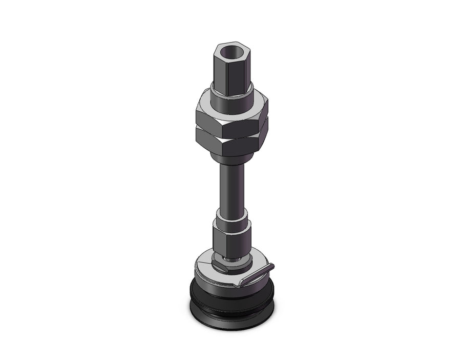ZP3E-TF32BMSJB10 Vertical Vac Inlet w/Ball Joint Buffer