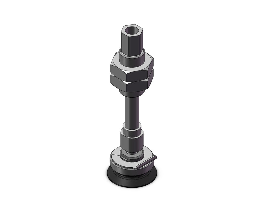 ZP3E-TF32UMNJB10 Vertical Vac Inlet w/Ball Joint Buffer