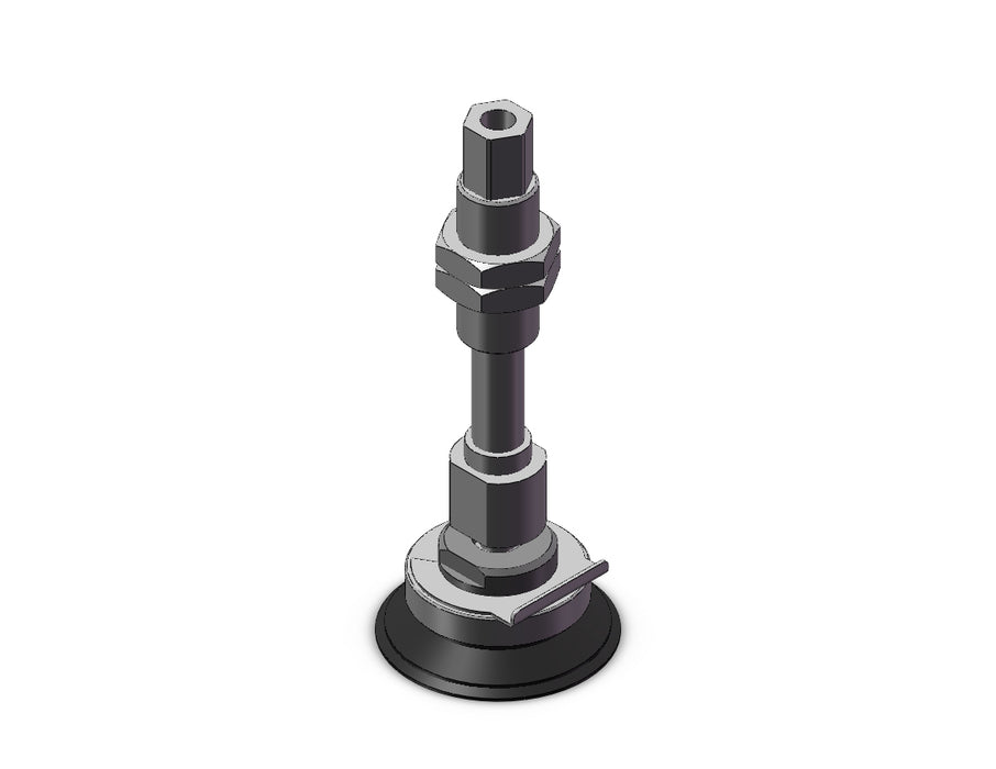 ZP3E-TF63UMNJB10 Vertical Vac Inlet w/Ball Joint Buffer