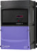 Blue and black rectangular cube shaped variable frequency drive with keypad and invertek optidrive e3 and IP66 NEMA 4X printed on it