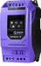 Blue rectangular cube shaped variable frequency drive with keypad and invertek optidrive e3 printed on it
