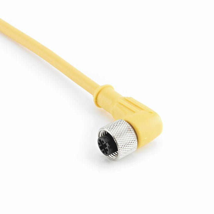 R-FA4TZ-V075 Single End Cable M12 4-Pin A-Coded Female Angled PVC 5m