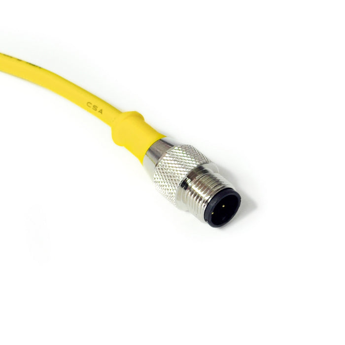 R-MS4TZ-V075 Single End Cable M12 4-Pin A-Coded Male Straight PVC 5m