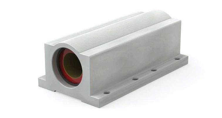 PW12C PBC Linear Simplicity Twin Plain Bearing Pillow Block 3/4" ID Compensated