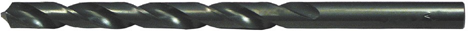 118 degree Split Point 9/32" Black Oxide High Speed Steel Jobber Length Drill Twist Drill
