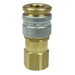 1/4 inch Body 3/8 inch Hose Barb Brass Megaflow Interchange 