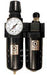 3/8 inch NPT Air Filter Regulator Lubricator Gauge Metal Bowl 