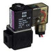 1/4" NPT 2 Port 24VDC 3 Way Normally Closed Plastic Pneumatic Process Valve Solenoid Valve