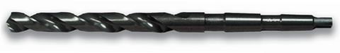 1-11/16" Black Oxide High Speed Steel Taper Shank Drill Twist Drill