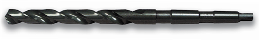 1-11/16" Black Oxide High Speed Steel Taper Shank Drill Twist Drill