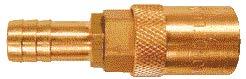 1/2 inch Hose Barb 3/8 inch Body Brass Moldflow Interchange Valved