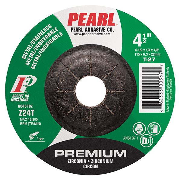 1/4" Thick 4-1/2" Dia 5/8"-11 Bore Abrasive Depressed Center Grinding Wheel Type 27 Zirconia