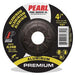 1/4" Thick 4-1/2" Dia 5/8"-11 Bore Abrasive Aluminum Depressed Center Grinding Wheel Type 27