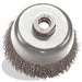 .015" Wire 5" Dia 5/8"-11 Bore Abrasive Crimped Cup Wire Brush