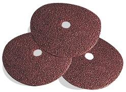 120 Grit 4" Dia 5/8" Bore Abrasive Aluminum Oxide Fiber Disk