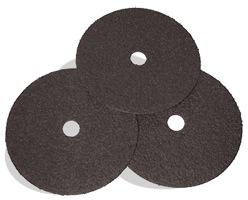 5" Dia 50 Grit 7/8" Bore Abrasive Aluminum Oxide Fiber Disk