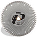 .080" Thick 4-1/2" Dia 5/8" Bore 7/8" Bore Diamond Tool Turbo Blade