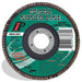 4-1/2" Dia 5/8"-11 Bore 80 Grit Abrasive Flap Disk Type 29 Zirconia