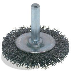 0.118" Wire 1/4" Bore 2-1/2" Dia Abrasive Crimped Wheel Wire Brush