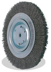 6" Dia Abrasive Bench Wheel Wire Brush