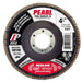 4-1/2" Dia 5/8"-11 Bore 80 Grit Abrasive CBT Ceramic Bond Technology Flap Disk Type 29