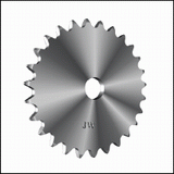 15/16 inch Bore 18 Teeth 80 Pitch without hub roller chain sprocket Single Strand plain round bore