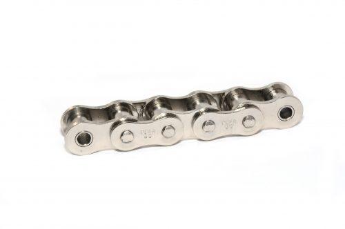 50 Pitch ANSI Standard Roller Chain Roller Link Solid Bushing Stainless Steel