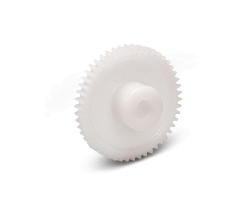 1/8 inch Bore, 20 Teeth, 48 diametral pitch, Brass Insert, plastic, Worm gear