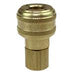 1/4 inch Body 3/8 inch Lock-On Hose Barb Brass Industrial Interchange 