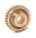 10 diametral pitch, 14-1/2 Degree Pressure Angle, 50 Teeth, bronze, Right Hand, Single Thread, Worm gear