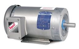 2 HP 1800 RPM 3 Phase 60HZ 56C TENV Foot Mounted AC Electric Motor Washdown Duty