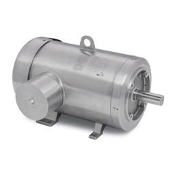 .5 HP 3600 RPM 3 Phase 60HZ 56C TENV Foot Mounted AC Electric Motor Washdown Duty