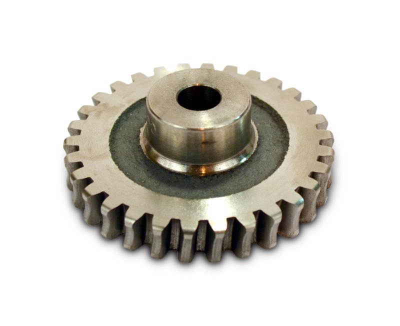 14-1/2 Degree Pressure Angle, 30 Teeth, 8 diametral pitch, cast iron, Double Thread, Right Hand, Worm gear