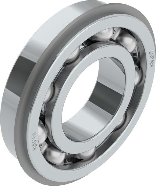 13mm Wide 30mm inside diameter 55mm outside diameter 6000 Series Open Radial Ball bearing with snap ring