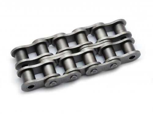 08B Pitch 100 feet Long Carbon Steel ISO British Standard Roller Chain Multi-Strand Roller Chain