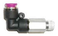 1/8" NPT 5/32" OD Air Fitting Extended Elbow Plastic Pneumatic Push-to-Connect Air Fitting