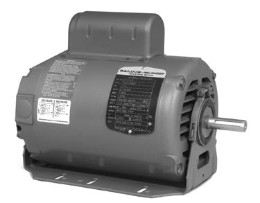 .33 HP 1800 RPM 3 Phase 60HZ 48 OPEN Foot Mounted AC Electric Motor HVAC