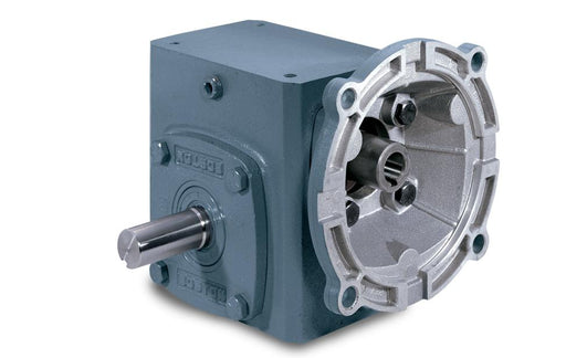 140TC 2.62 inch Center Distance 25:1 gear ratio Coupling Style Motor Flange H solid double output shaft Single Reduction Solid Output Shaft Worm Gear Speed Reducer