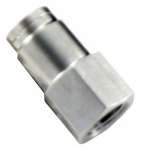 #10-32 5/32" OD Air Fitting Female Connector Pneumatic Push-to-Connect Air Fitting Stainless Steel