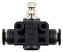 3/8" OD Air Fitting Flow Control Plastic Pneumatic Push-to-Connect Air Fitting