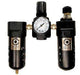 1/4 inch NPT Air Filter Regulator Lubricator Auto Drain Gauge 