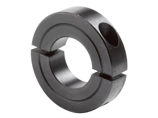 1/4 inch ID Black Oxide Shaft Collar Two Piece Clamping