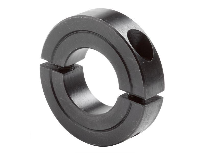 9mm ID Black Oxide Shaft Collar Two Piece Clamping