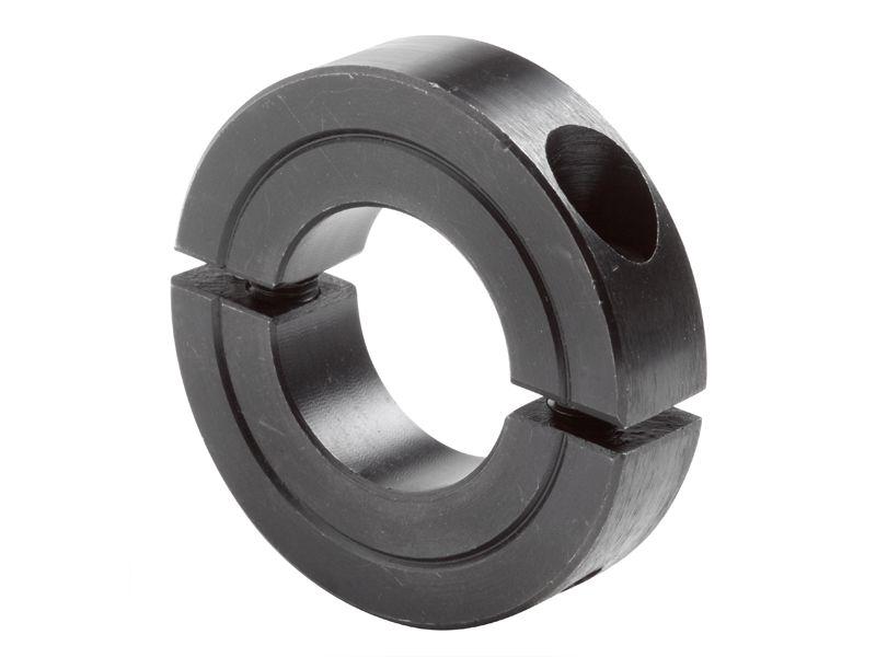 60mm ID Black Oxide Shaft Collar Two Piece Clamping