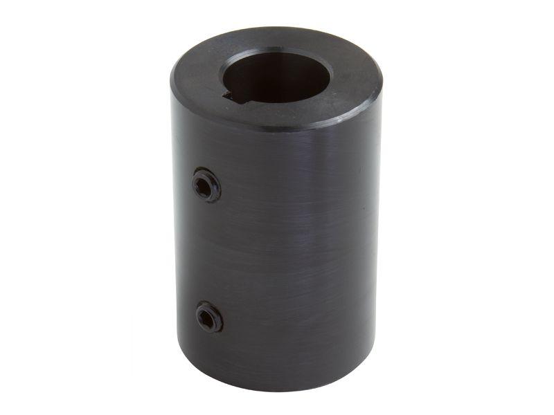 5/16 inch ID Black Oxide One Piece Rigid Shaft Coupling