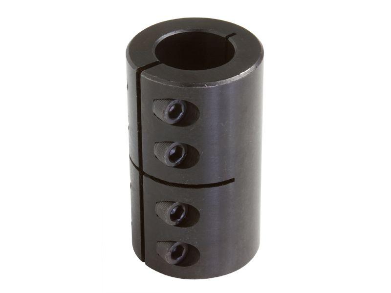 30mm ID Black Oxide One Piece Clamping Shaft Coupling
