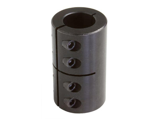 6mm ID Black Oxide One Piece Clamping Shaft Coupling